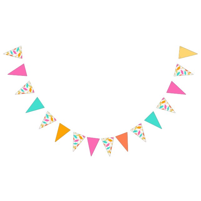 Banderines Gorra de graduación Toss (Tropical) (Todo)