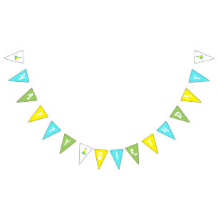 Banderines Gorra del Fiesta Polka Dot Feliz Cumpleaños