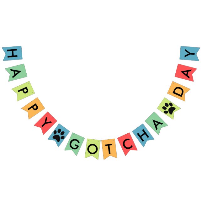 Banderines Gotcha día feliz (Todo)