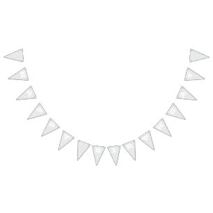 Banderines Grabado en relieve cuadrado blanco