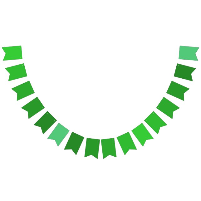 Banderines Gradiente de Paraíso Tropical de Verde Lima a Esme (Todo)