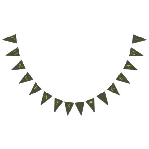 Banderines Grado Verde de felicitaciones