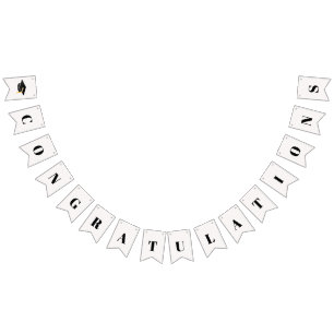 Banderines Graduación 2024 Felicitaciones Grad Cap