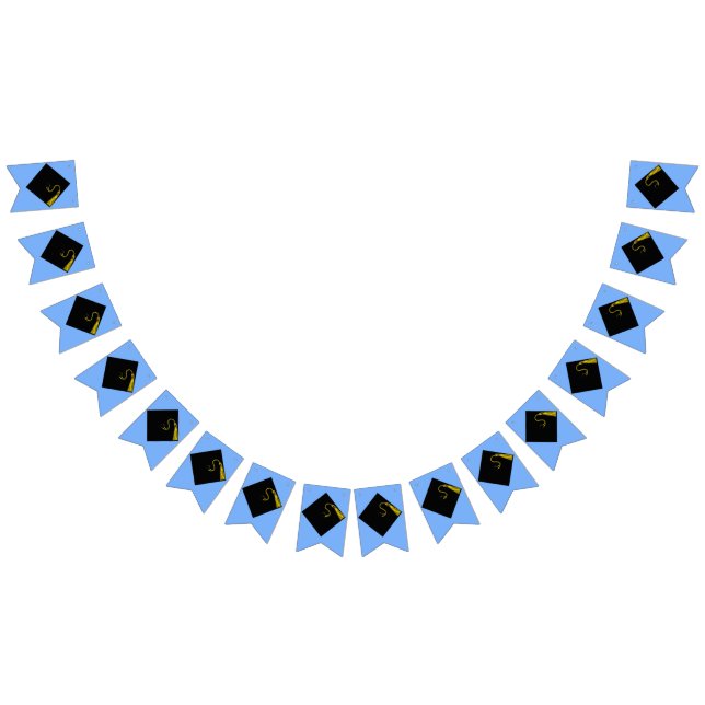 Banderines Graduación Azul (Todo)
