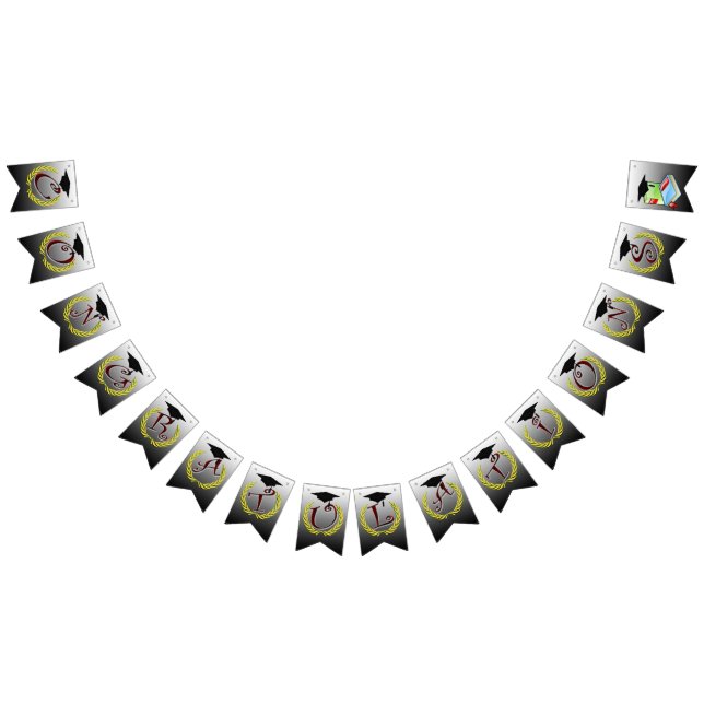 Banderines Graduación de Congrats (Todo)