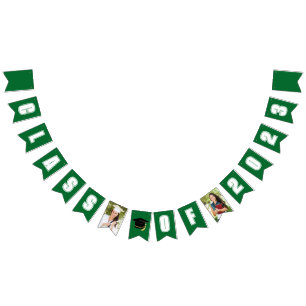 Banderines Graduación de fotografía de grado verde de 2023