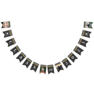 Banderines Graduación de fotografía de niños de clase negra y