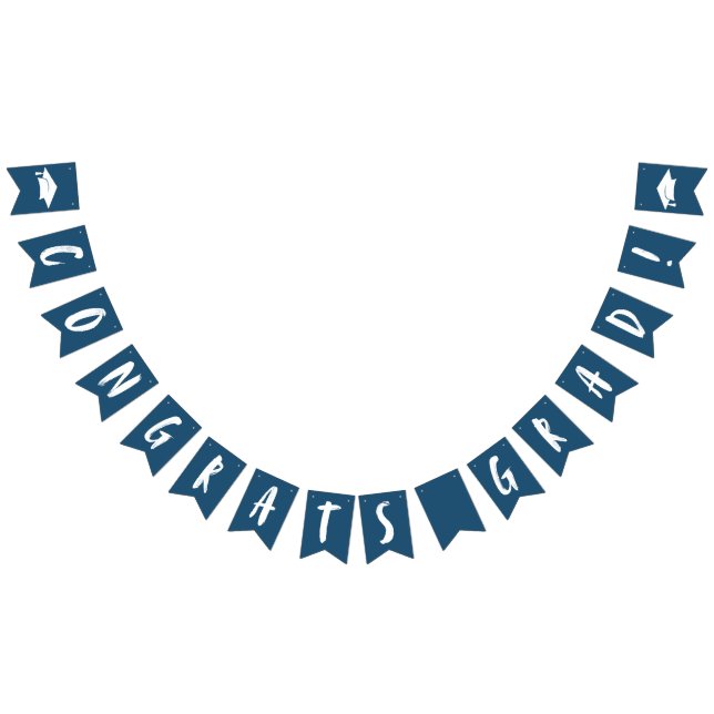 Banderines Graduación de la Marina de Grado de Congrats Moder (Todo)