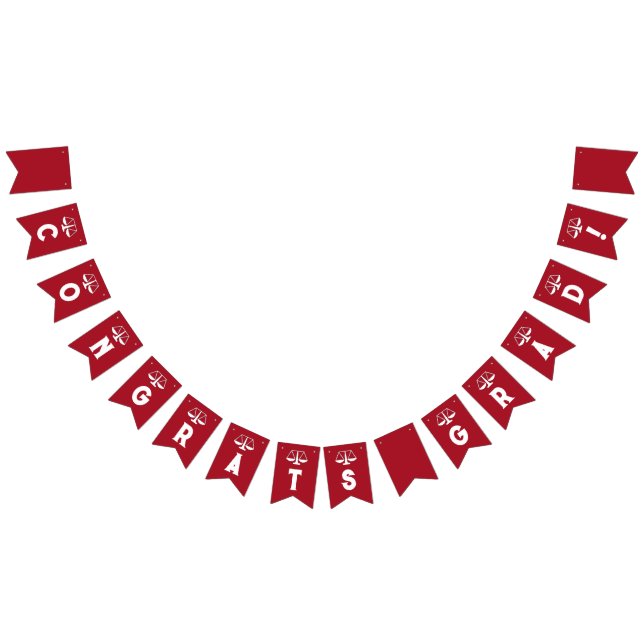 Banderines Graduación en Facultad de Derecho Felicitaciones B (Todo)