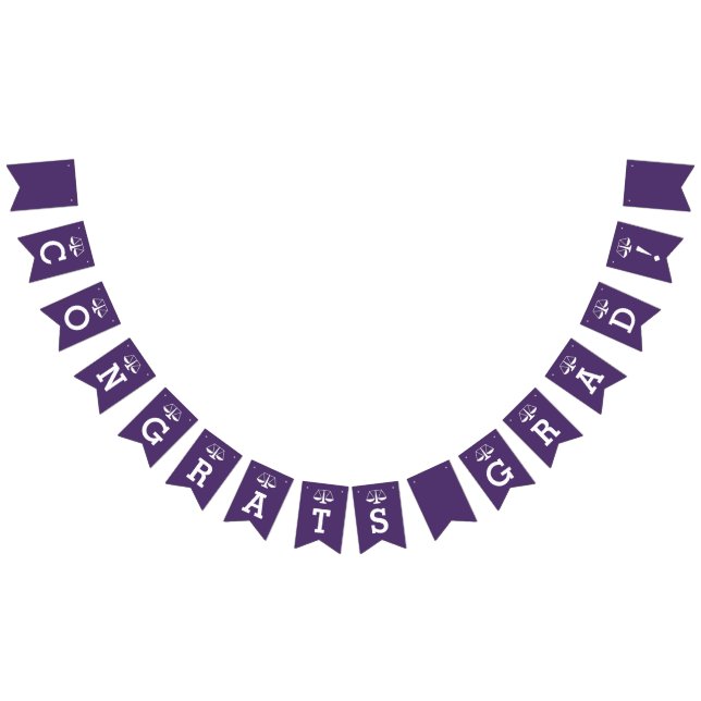 Banderines Graduación en Facultad de Derecho Felicitaciones B (Todo)