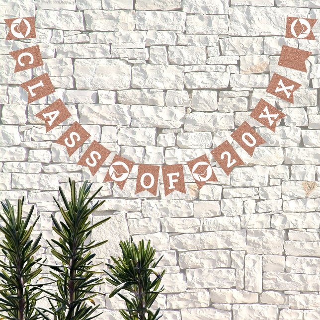 Banderines Graduación Glam Rosa Gold Crea Tu Clase De (Subido por el creador)