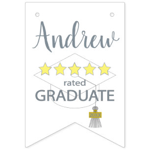 Banderines Graduado De 5 Estrellas