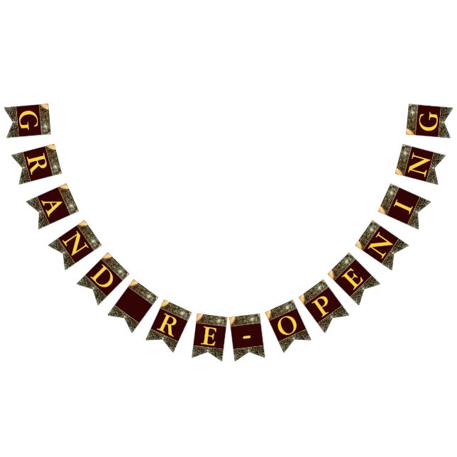 Banderines Gran reapertura de los globos Purpurinas de Faux G (Todo)