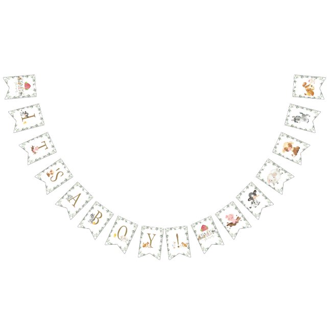 Banderines Granja de animales Jardín de vegetación es un niño (Todo)