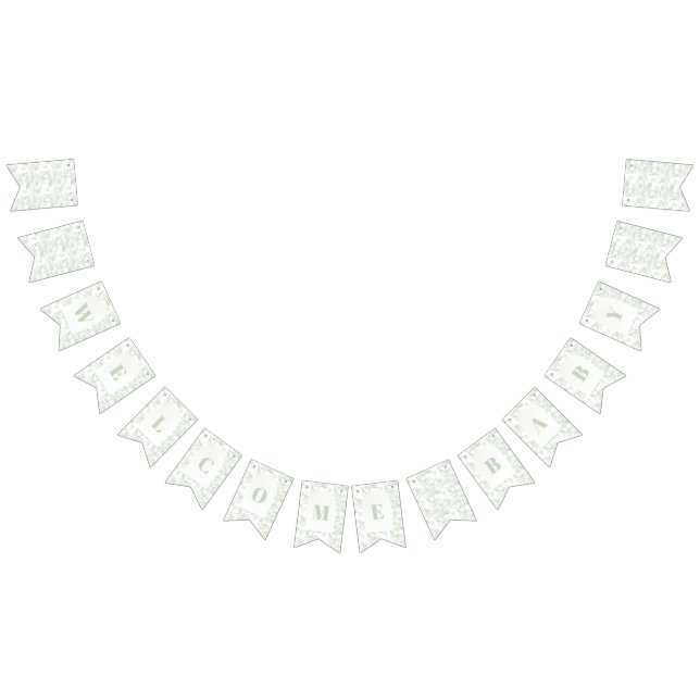 Banderines Green Safari Toile D Jouy Jungle Tema Baby Shower (Todo)