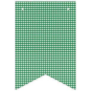 Banderines Green y White Gingham.