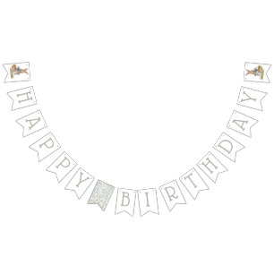 Banderines Greenery Eucalyptus Chica Primer Cumpleaños