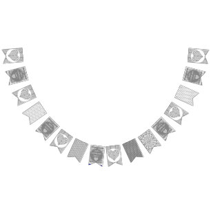 Banderines Gris de encaje cerámico