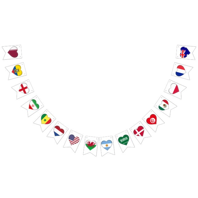 Banderines Grupo A, B, C, D del Torneo de Qatar (Todo)