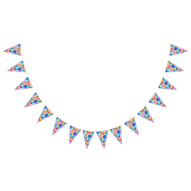 Banderines Guirnalda caleidoscópica de origami (Todo)