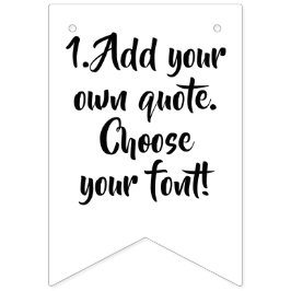 Banderines Hacer su propia plantilla personalizada de presupu