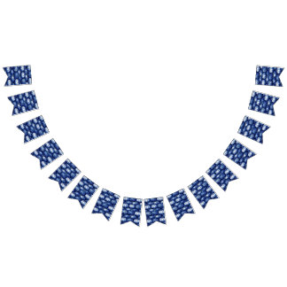 Banderines Halloween Blue and White Pumpkin