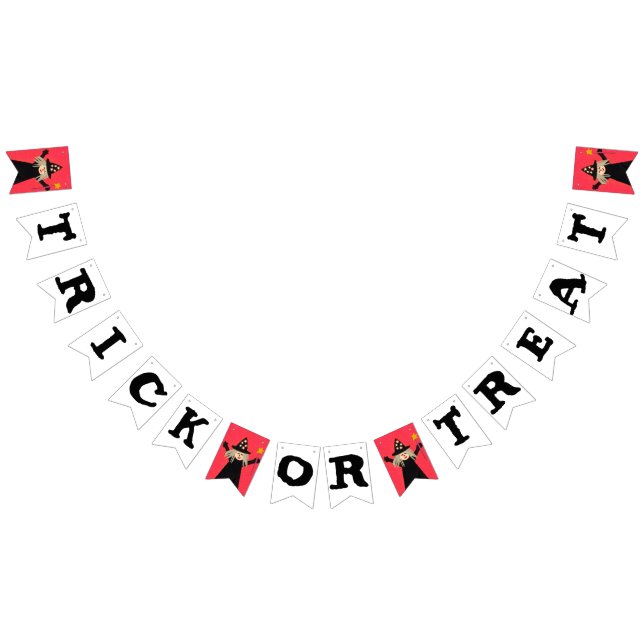 Banderines Halloween de truco o truco (Todo)