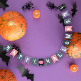 Banderines Halloween divertida