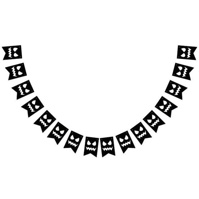 Banderines Halloween Scary Calabaza Fantasma (Todo)