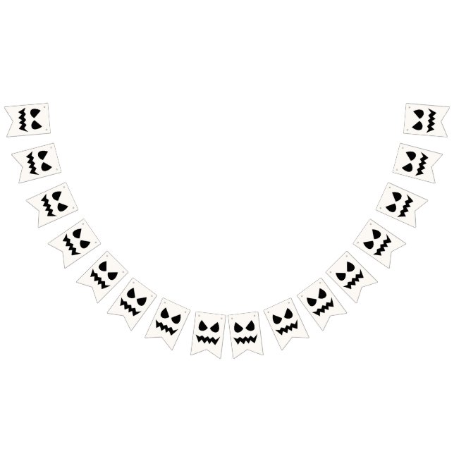 Banderines Halloween Scary Calabaza Fantasma (Todo)