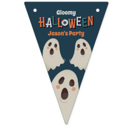 Banderines Halloween sombrío -