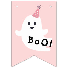 Banderines Halloween Spooky One Cute Ghost Primer Fiesta de c