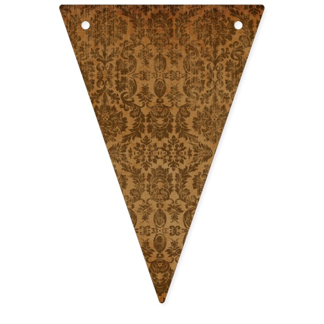 Banderines Halloween vintage apoteórico gótico (Tercera bandera)