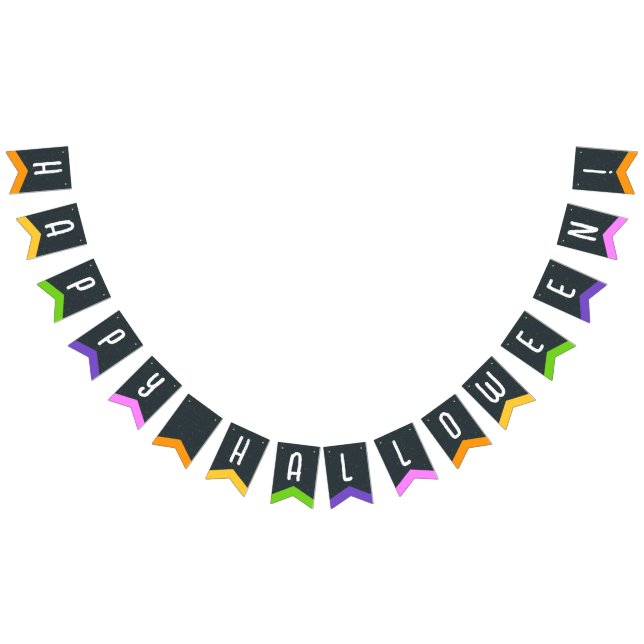 Banderines Happy Halloween Bunting Flags (Todo)