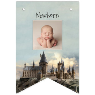 Banderines Harry Potter 1er cumpleaños 12 meses foto Bunting