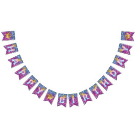 Banderines Hermosas cartas de Relieve metalizado en globo de 