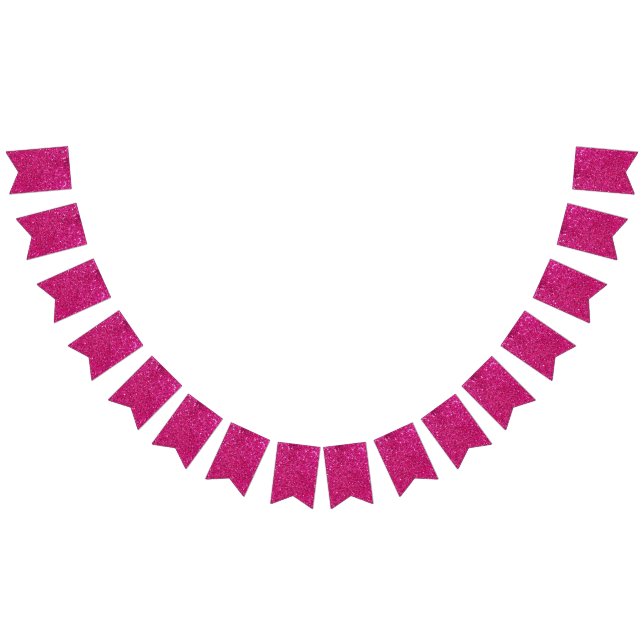 Banderines Hermoso purpurina rojo (Todo)