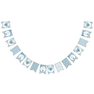 Banderines Hibiscus & lace TURQUOISE