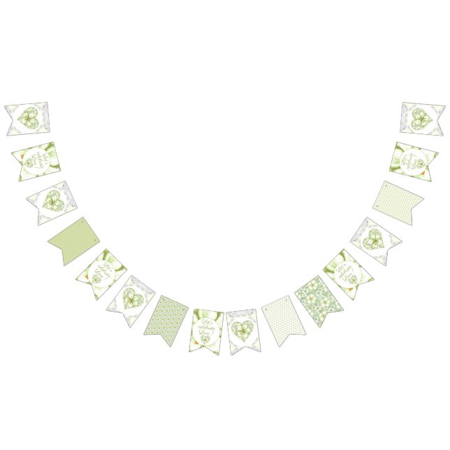 Banderines Hibiscus & lace WHITE (Todo)