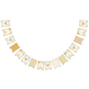 Banderines Hibiscus & lace YELLOW