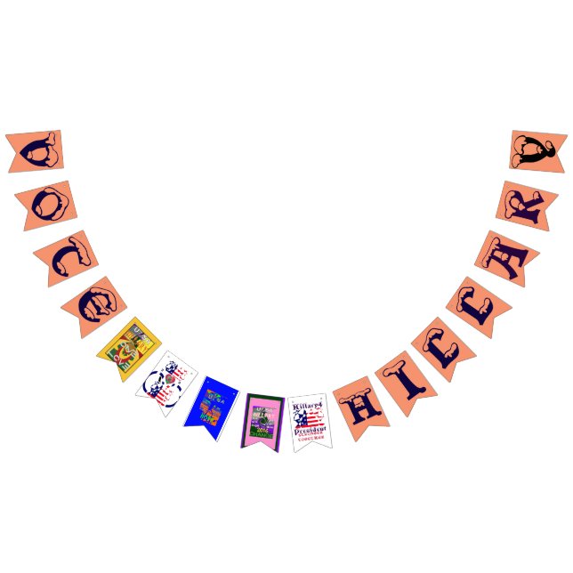 Banderines Hillary USA para presidente somos más fuertes junt (Todo)