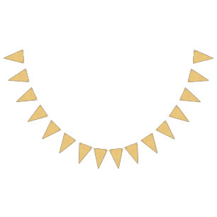 Banderines Hojas amarillas, anaranjadas y marrones de papel d