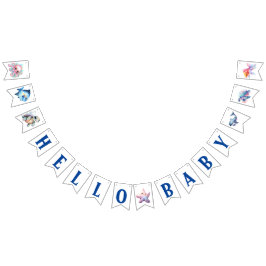 Banderines Hola bebés amigos acuáticos