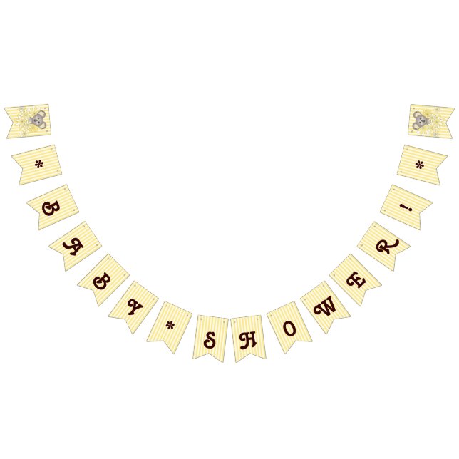 Banderines Huelga amarilla Koala Género Neutral Baby Shower (Todo)