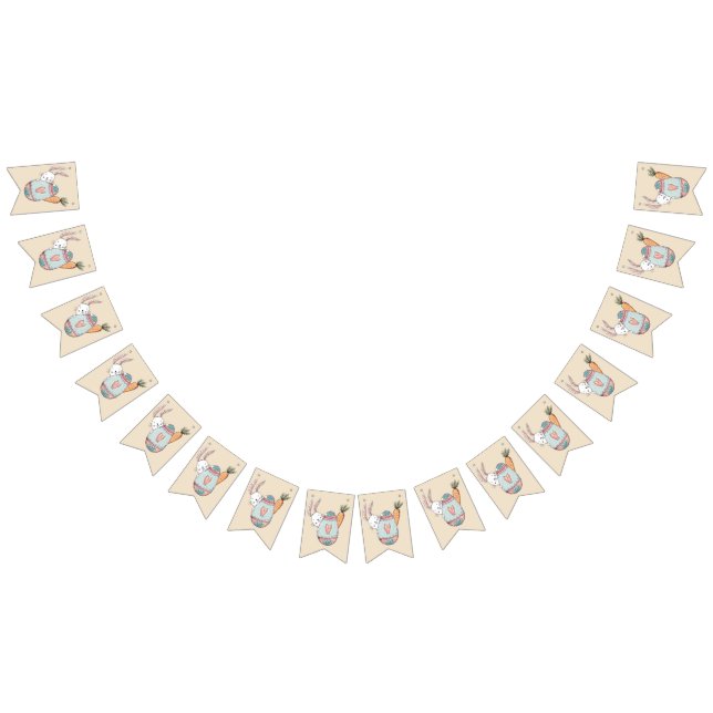 Banderines Huevo de Pascua y conejo de Pascua (Todo)