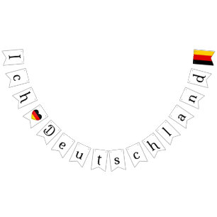 Banderines "Ich Liebe Deutschland" I Heart Germany