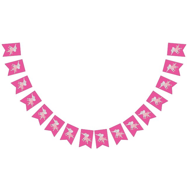Banderines illusima Ballerina Elephant Pink (Todo)