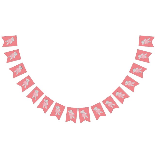 Banderines illusima Ballerina Hippo Peach (Todo)