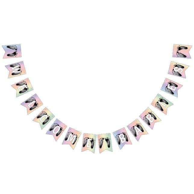 Banderines Imágenes del bebé Diseño del arcoiris para múltipl (Todo)