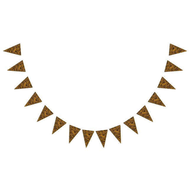 Banderines Impresión de tigre divertido (Todo)